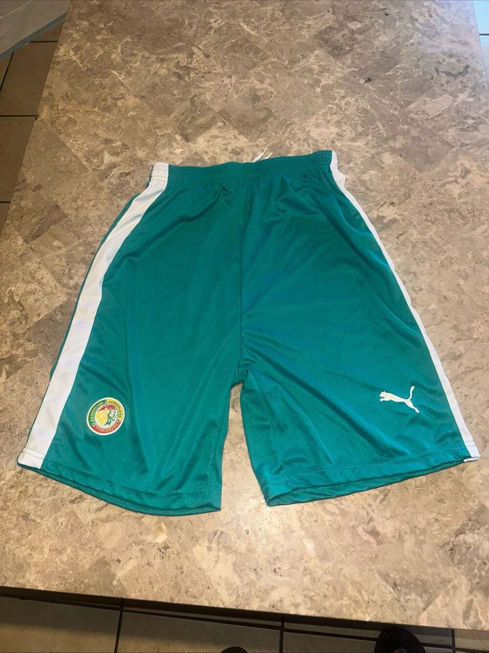 Puma Senegal National Football Team Fédération Away Soccer Shorts adult S